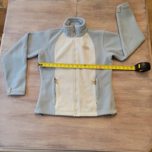 The North Face Women’s Two-Tone Blue Full Zip Fleece Jacket Size Medium - Picture 7 of 10